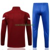 FC Barcelone Ensemble Vestes d'Entraînement 21-22 Rouge Pour Homme